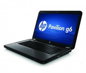 HP Pavilion G6-1120SH 15.6 HD BV Core™ i3-2310M 2.1GHz, 4GB, 500GB, DVD-RW, DOS, 6 cell, faszén