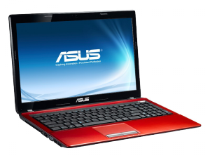 Asus X53E-SX2172D Celeron Dual-Core™ B820, 4GB, 500GB, 15,6 HD LED fényes TFT 16:9 (1366 x 768), HD Graphics, USB 2.0(2db), VGA monitor kimenet, (10/100/1000), HDMI,802.11 b/g/n, USB 3.0 (1db),DOS,2yr, Piros