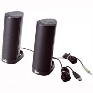 DELL AX210 2.0 Hangszóró (USB),1.2 WATT,150Hz-15kHz 