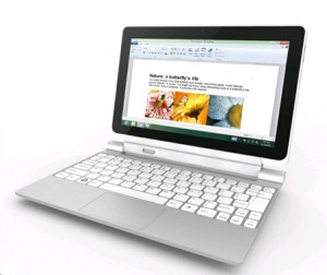 ACER Tablet PC Iconia TAB W510 10 (1366x768 WXGA) LED Intel® Atom™ Processzor Z2760, 2GB, 64GB, Win 8 32-bit, 3cell, Key dock