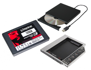 KINGSTON V300 2.5 SSD SATA3 120GB + ODD BOX