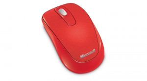 Microsoft Wireless Mobile Mouse 1000 piros egér
