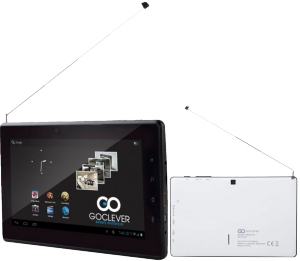 Goclever T76GPS TV fekete 7 TABLET PC ( WiFi + GPS + DVB-T ), 800x480, Cortex A5, 512 MB RAM, 8GB Flash, Android 4.0.3 ICS, MicroSD, Magyar nyelvű