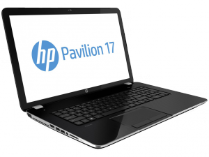 HP Pavilion 17-E050SH 17.3 HD+ BV A4-5000M 1.5GHz, 4GB, 750GB, DVD-RW, BT, DOS, 6 cell, ezüst/fekete