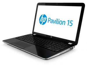 HP Pavilion 15-N000SH 15.6 HD LED fényes, Pentium 2117U 1.8GHz, 4GB DDR3L (2Slot), 750GB HDD, AMD HD8670M 1GB, DVD, 10/100 LAN, 802.11b/g/n, BT, HDMI, CR, 4cell, fekete, DOS