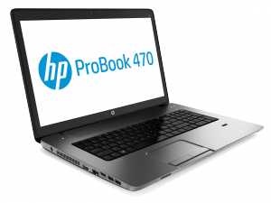HP ProBook 470 15.6 HD+ LED Matt, Intel® Core™ i5 Processzor 4200M, 4GB DDR3L (2slot), 1TB HDD, Radeon 8750M /2GB, Gbit LAN, 802.11bgn, BT, DSUB/HDMI, CR, 6cell, Metál szürke, Win8, Táska