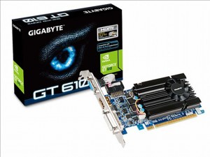 GIGABYTE Videókártya PCI-Ex16x nVIDIA GT 610 1GB DDR3