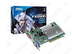 MSI Videókártya AGP NVIDIA 5500FX 256MB DDR2
