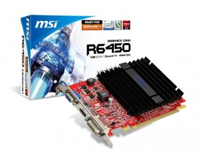 MSI Videókártya PCI-Ex16x ATI HD 6450 1GB DDR3