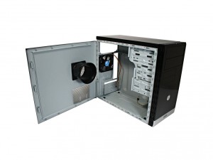 GIGABYTE Ház GZ-X1, Táp nélkül, fekete