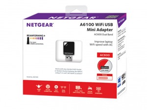 Netgear A6100 DualBand 802.11ac/n Vezetéknélküli USB Micro Adapter