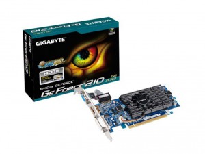 GIGABYTE Videókártya PCIe NVIDIA 210 1GB DDR3