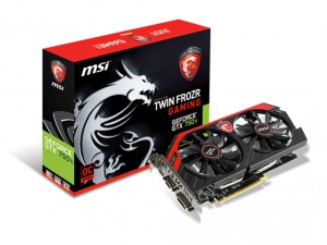 MSI Videókártya PCIe NVIDIA GTX 750 Ti 2GB GDDR5 OC