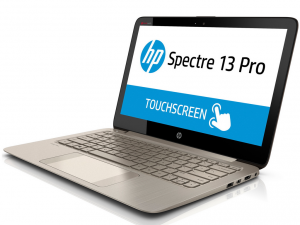 HP Spectre 13 Pro 13.3 Full HD Matt Touch, Intel® Core™ i5 Processzor 4200U 1.6GHz, 4GB DDR3L, 128GB SSD, 802.11a/b/g/n, BT, HDMI, CR, 4cell, angol lokalizáció, Win 8.1 Pro
