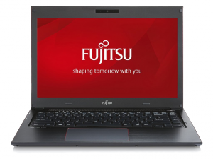 Fujitsu Lifebook U554 13.3 HD LED Matt, Intel® Core™ i5 Processzor-4200U, 4GB (1SLot) , 128GB SSD, No ODD, 802.11a/b/g/n, BT, HDMI, CR, TPM, PXE, 4cell, Fekete/Piros, Win8.1