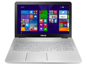 Asus N551JW-CN212H 39.6 cm (15.6) LED Notebook - Intel® Core™ i5 Processzor i5-4200H Dual-core (2 Core) 2.80 GHz szürke, Win8.1