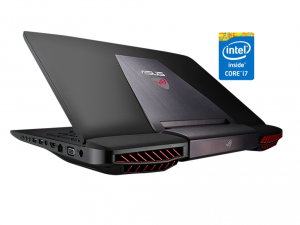 ASUS ROG 17,3 FHD G751JL-T7003 - Fekete Intel® Core™ i7-4720HQ - 3,60GHz, 8GB, 1TB(7200), Nvidia GTX 965 2GB, DVD-RW, WiFi, Bluetooth, Fekete, FreeDOS
