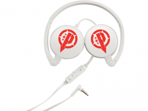HP H2800 fehér vezetékes sztereó fejhallgató, mikrofonnal