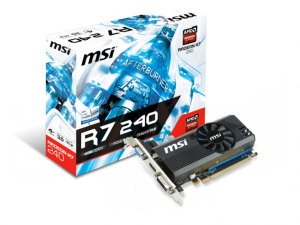 MSI Videókártya PCIe AMD R7 240 4GB DDR3