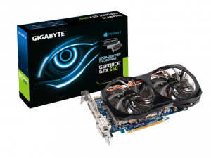 Gigabyte Videokártya PCIe NVIDIA GTX 660 2GB GDDR5