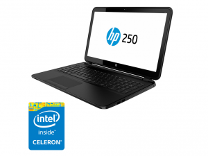 HP 250 G3 15.6 HD LED Matt, Intel® Celeron Dual-Core™ N2830, 4GB DDR3L (1Slot), 500GB HDD, Intel® HD Graphics, DVD, 10/100 LAN, 802.11b/g/n, BT, DSUB/HDMI, CR, 3cell, Fekete, Win8.1 + Bing