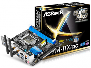 ASRock s1150 Z97M-ITX/AC Alaplap