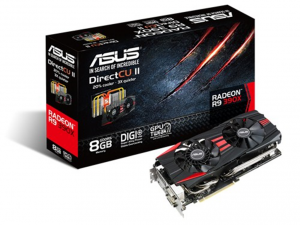 Asus Videókártya PCIe AMD R9 390X 8GB GDDR5