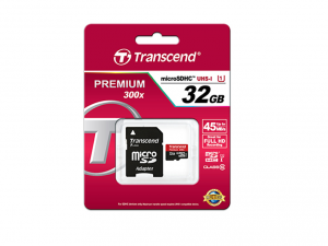 Transcend Micro SDHC 32GB CLASS 10 UHS-I +adapter SD memóriakártya