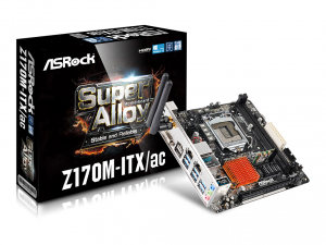 ASRock s1151 Z170M-ITX/AC Alaplap