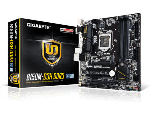 Gigabyte s1151 GA-B150M-D3H DDR3 Alaplap