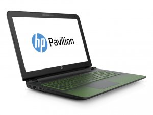 HP PAVILION 15-AK104NH 15.6 FHD AG, Core™ I5-6300HQ, 8GB, 1TB, NVIDIA GEFORCE GTX950M 4GB, DOS, FEKETE-ZÖLD