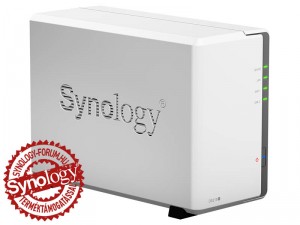 Synology DiskStation DS215j 2-lemezes NAS (2×800 MHz CPU, 512 MB RAM)
