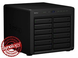 Synology DiskStation DS3615xs 12-lemezes NAS (2×3,4 GHz CPU, 4 GB RAM)