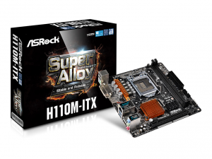 ASRock s1151 H110M-ITX Alaplap