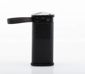 Alcor Tower Bluetooth hangszóró - 8000 mAh vésztöltő funkcióval - Fekete
