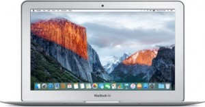  Apple 11,6 MacBook AIR - MJVM2MG/A Intel® Core™ i5-5250U - 1,60GHz, 4GB/1600MHz, 128GB SSD, Intel® HD 6000, WiFi, Bluetooth, Webkamera, Mac OS X Yosemite, Háttérvilágítású billentyűzet