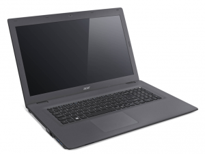 Acer Aspire 17,3 FHD E5-773G-52PB - Fekete / Acélszürke Intel® Core™ i5-6200U - 2,30GHz, 8GB DDR3 1600MHz, 128GB SSD + 1TB HDD, DVDSMDL, NVIDIA® GeForce® 940M / 2GB, WiFi, Bluetooth, HD Webkamera, Boot-up Linux, Matt kijelző (211690)