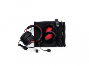 Kingston HyperX Cloud II Fekete-Vörös 3,5 Jack, USB gamer headset