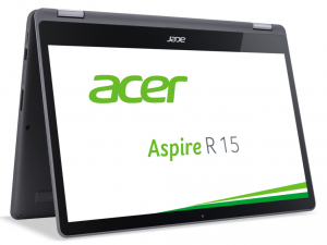 Acer Aspire R5-571T-73NE 39.6 cm (15.6) Touchscreen LCD Notebook - Intel® Core™ i7 Processzor i7-7500U 2.70 GHz - 8 GB DDR4 SDRAM - 512 GB SSD - WIN 10
