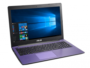 ASUS 15,6 HD X553SA-XX201D - Lila - FreeDOS Intel® Celeron® N3050 (2M Cache, up to 2.16 GHz), 4GB, 500GB, Intel® HD graphics, Fényes kijelző