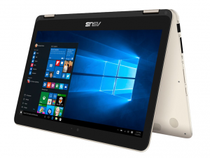 ASUS 13,3 FHD Touch UX360CA-C4010T - Arany - Windows® 10 Home Intel® Core™ m3-6Y30 /0,90GHz - 2,20GHz/, 4GB 1866MHz, 128GB SSD, Intel® HD Graphics 515, Wifi, Bluetooth, Webkamera, Windows® 10 Home, Sleeve & cable, Fényes kijelző, Touch