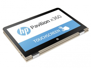 HP Pavilion x360 13-U001NH, 13.3 FHD AG Touch Intel® Core™ i3 Processzor 6100U, 4GB DDR4, 500GB+8GB NAND, Intel® HD 520, Win10, Arany (216450)