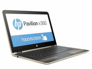 HP PAVILION X360 13-U101NH, 13.3 FHD BV TOUCH Core™ i3-7100U Processzor, 4GB, 500GB + 8GB NAND, Intel® HD520, TOUCH, WIN10, ARANY