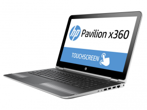 HP Pavilion notebook x360 13-u103nh, 13.3 FHD IPS BV Touch Intel® Core™ i5 Processzor 7200U DC, 4GB DDR4, 128GB M.2 SSD, Intel® HD Graphics 620, WIN10H, Természetes ezüst