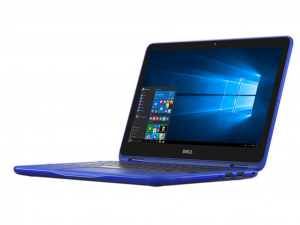 Dell Inspiron 3179 11.6 HD, Intel® Core™ m3-7Y30, 4GB, 128GB SSD, Win10H, kék notebook