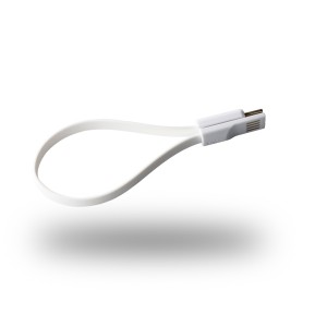 Azuri USB mini - micro adat és töltő kábel - fehér