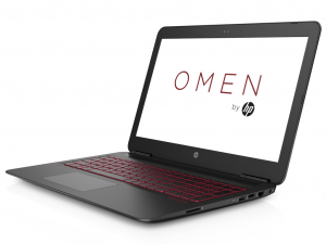 HP Omen notebook 15-ax204nh, 15.6 FHD AG Intel® Core™ i7 Processzor 7700HQ QC, 16GB, 1TB + 256GB SSD, Nvidia GF 1050 TI 4GB, WIN10H