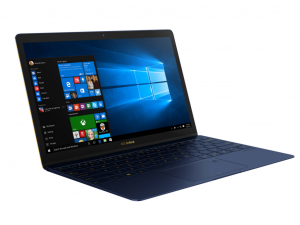 Asus ZenBook 3 UX390UA-GS048T- Kék - 12,5 FHD LED -Windows® 10 Home Intel® Core™ i7-7500U /2,70GHz - 3,50GHz/, 16GB 1866MHz, 512GB PCIe SSD, Intel® HD Graphics 620, WiFi, Bluetooth, Webkamera, Háttérvilágítású billentyűzet, Carry Bag & Dongle (Type C to 