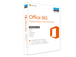 MS Office 365 Egyszemélyes verzió Előfizetés