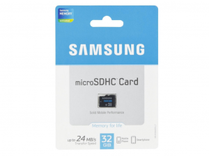 Samsung 32GB Micro SDHC Standard class 6